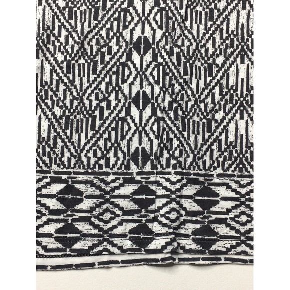 Old Navy Womens Relaxed Dolman Short Sleeve T Shirt Black Geo Summer Print L - Picture 5 of 11